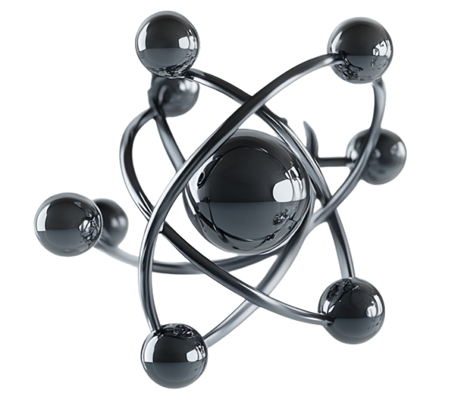 3D-Visualisierung eines Atoms